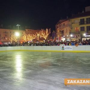 08.12.2015 - Запалване на коледната елха и откриване на ледената пързалка