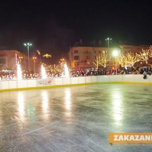 08.12.2015 - Запалване на коледната елха и откриване на ледената пързалка